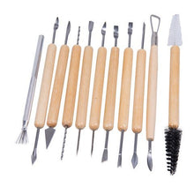Load image into Gallery viewer, Sculpt Pro Pottery Tool Kit - 11-Piece 21-Tool Beginner&#39;s Clay Sculpting Set - Great Gift
