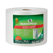 Load image into Gallery viewer, Duck Brand Bubble Wrap Roll, Original Bubble Cushioning, 12&quot; x 175&#39;, Perforated Every 12&quot; (286891)
