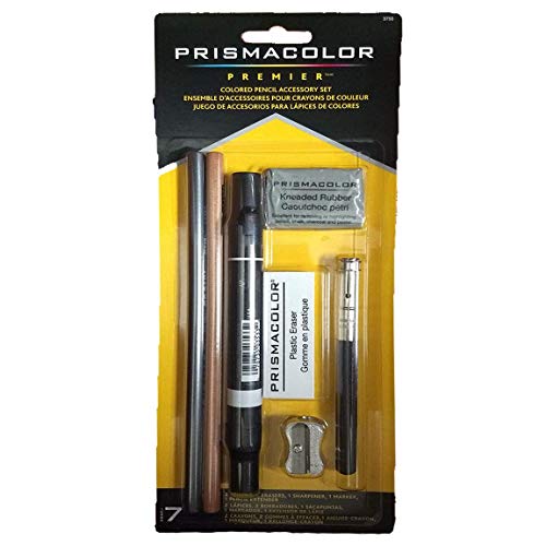 Prismacolor Premier Colored Pencil Accessory Kit with Blenders and Erasers, 7-Piece Set, 7-Count