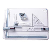 Load image into Gallery viewer, Kinbelle A3 Drawing Board Drafting Table Multifunctional Drawing Board Table with Clear Rule Parallel Motion and Angle Adjustable Measuring System
