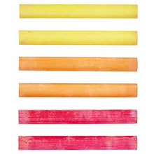 Load image into Gallery viewer, PRANG Hygieia Chalkboard Chalk, 3.25&quot; x .38&quot; Sticks, Assorted Colors White/Yellow/Pink/Blue, 12-Count Box (61400)
