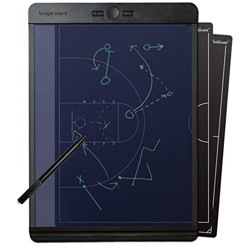 Boogie Board Blackboard Coach's Edition - Paperless Writing Tablet - Includes Basketball, Baseball, Football and Soccer Templates - Authentic Boogie Board