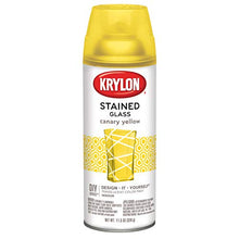 Load image into Gallery viewer, Krylon K09035000 Stained Glass Aerosol Paint, 11.5 oz, Canary Yellow
