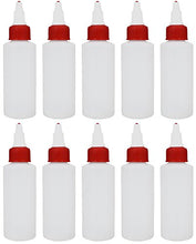 Load image into Gallery viewer, 10-2oz Refillable Artist&#39;s Bottle with Twist Open/Close Nozzle. Cylinder Bottle
