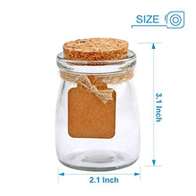 Load image into Gallery viewer, Brajttt 30Pcs Glass Favor Jar With Cork Lids，Multifunctional,Great Decoration（100 ML,3.4OZ）
