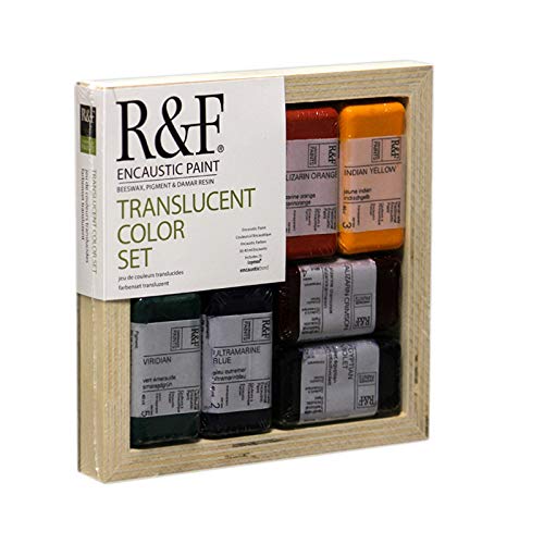R&F Encaustic Paints Translucent Colors, Set of 6