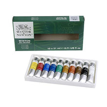 Load image into Gallery viewer, Winsor &amp; Newton Winton Oil Colour Paint Basic Set, Ten 21ml Tubes
