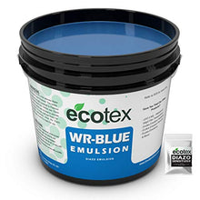 Load image into Gallery viewer, Ecotex WR-Blue Water Resistant Textile Diazo Screen Printing Emulsion Gallon - 128 oz.
