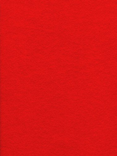 1-Piece Kunin Eco-fi Prestofelt Peel-n-Stick, 9-Inch by 12-Inch, Red