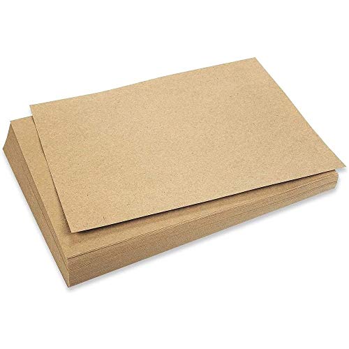 Kraft Stationary Paper for Crafting, Letter Size (8.5 x 11 in, Brown, 96 Sheets)