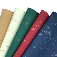 Load image into Gallery viewer, Classic Pure Color Gift Wrapping Paper Decorative Paper Handmade Simple Decorative Pattern Designed for Wedding Holiday Party Gifts 10 Sheet 30.9 * 21.5 Inch 2 Roll Wrapping Ribbons

