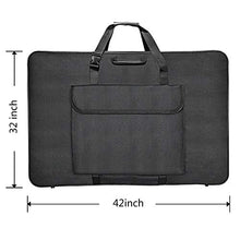 Load image into Gallery viewer, 1st Place Products Premium Art Portfolio Case - 32 x 42 Inches Soft Sided - Water Resistant - Carry All - Great for LCD Screens, Monitors &amp; TVs - Shoulder Straps &amp; Carry Handle
