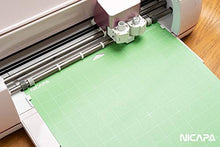 Load image into Gallery viewer, Nicapa Standard Grip Cutting Mat for Cricut Explore Air 2 Maker(12x12 inch,3 Pack) Standard Adhesive Sticky Green Quilting Replacement Cut Mats
