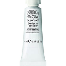 Load image into Gallery viewer, Winsor &amp; Newton Designers Gouache Tube, 14ml, Permanent White
