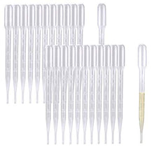Load image into Gallery viewer, moveland 200PCS 3ml Disposable Plastic Transfer Pipettes, Calibrated Dropper Suitable for Essential Oils &amp; Science Laboratory
