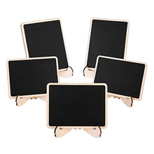 Load image into Gallery viewer, Amazon Basics Wood Mini Chalkboards Signs with Support Easels, 20 Pack
