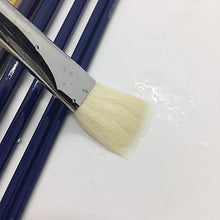 Load image into Gallery viewer, XDT#839 Bright Artist Paint Brushes 6pc White Goat #2 #4 #6 #8 #10 #12 Watercolor
