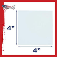 Load image into Gallery viewer, US Art Supply 4 X 4 inch Professional Artist Quality Acid Free Canvas Panel Boards 24-Pack (1 Full Case of 24 Single Canvas Panel Boards)
