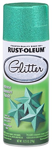 Rust-Oleum 302573 Glitter Spray Paint, Each, Turquoise