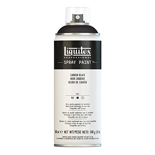 Liquitex Professional Spray Paint, 12 oz, Carbon Black