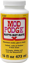 Load image into Gallery viewer, Mod Podge CS11302 Waterbase Sealer, Glue and Finish, 16 oz, Matte, 16 Ounce
