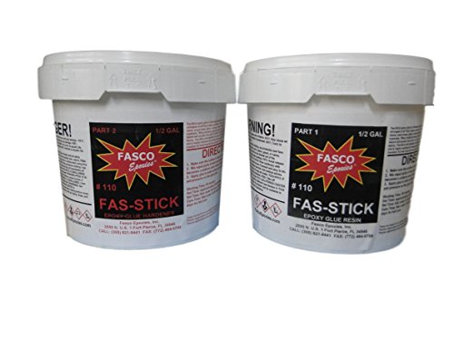 Fasco Epoxies Epoxy Glue Gallon Kit (Wood, Aluminum, Fiberglass)