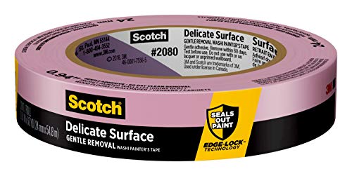 Scotch Delicate Surface Painter's Tape, .94 inches x 60 yards, 2080, 1 Roll