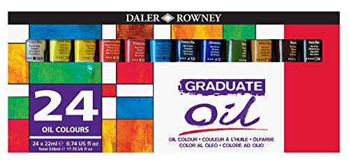 Daler Rowney Graduate Oil Set 22ml (Pack of 24)