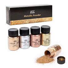 Load image into Gallery viewer, LET&#39;S RESIN Metallic Pigment Powder, 5 Colors Resin Fine Powder, Each Bottle 20ml Shimmer Pigment Dye for Epoxy Resin Coloring, Polymer Clay and Other Crafts
