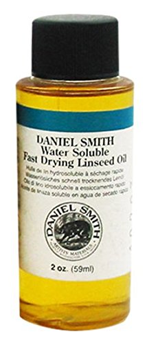 DANIEL SMITH Watersoluble Oil Medium Fast Drying Linseed Oil, 284391002