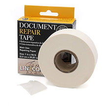 Load image into Gallery viewer, Lineco 1 Inch X 98 Feet. Archival Self Adhesive, Transparent Document Repair Tape with Neutral pH. Pressure Sensitive. Non-yellowing and Removable with Solvents, Conversational, Framing, Craft, DIY.
