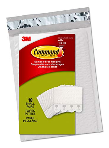 Command Picture Hanging Strips, 18-Pairs (36-Strips), Decorate Damage-Free, Easy to Open Packaging