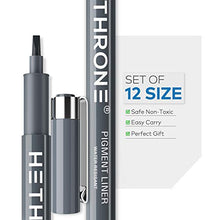 Load image into Gallery viewer, Hethrone Calligraphy Pens Fineliner Pens Micro Pen Set for Beginners Writing, Sketching, Illustration, Bullet Journaling (12 Size)
