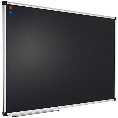 XBoard 48 x 36 Magnetic Chalkboard Black Board, Chalk Board/Blackboard with 2 Magnets