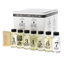 Load image into Gallery viewer, Chelsea Classical Studio Complete Oil Painting Mediums Sampler Set - Sampler Set of Brush Cleaners, Varnishes, Mediums, Linseed Oil, Walnut Oil, and Brush Soap - [Sampler Set]
