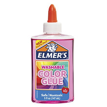 Load image into Gallery viewer, Elmer&#39;s Washable Translucent Color Glue, Pink, 5 Ounces, Great for Making Slime
