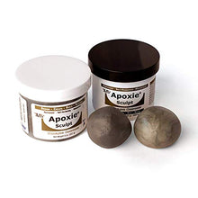 Load image into Gallery viewer, Apoxie Sculpt - 2 Part Modeling Compound (A &amp; B) - 1 Pound, Silver Grey
