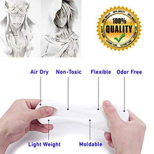 Load image into Gallery viewer, Moldable Cosplay Foam Clay (White) – High Density and Hiqh Quality for Intricate Designs | Air Dries to Perfection for Cutting with a Knife or Rotary Tool, Sanding or Shaping
