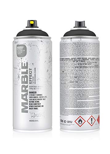 Montana Cans Montana Effect 400 ml Marble Color, Black Spray Paint