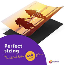 Load image into Gallery viewer, Flexible Adhesive Magnetic Sheets Paper 4x6 Inch - Peel and Stick, Works Great for Pictures!, Cuts to Any Size! Pack of 12
