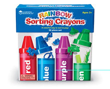 Load image into Gallery viewer, Learning Resources Rainbow Sorting Crayons, Various Colors, 56 Pieces
