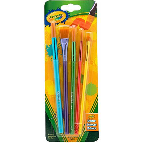 Crayola Arts & Craft Brushes, Assorted 1 ea (Pack of 2)