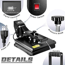 Load image into Gallery viewer, CRZDEAL Heat Press Machine -15 x 15 inch Digital Industrial Quality Printing Press/T-Shirt Heat Transfer Sublimation Machine

