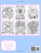 Load image into Gallery viewer, Pastel Goth Coloring Book: Diabolical Satanic Cute And Dark Gothic Kawaii Coloring Pages
