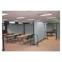 Load image into Gallery viewer, Screenflex Portable Room Partition Divider, 72&quot;H x 289&quot;W, Gray
