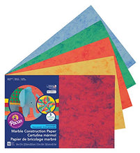 Load image into Gallery viewer, Pacon Marble Construction Paper, 12&quot; x 18&quot;, 50-Count, Assorted Marble (148201)
