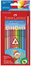 Load image into Gallery viewer, Faber-Castell Grip Watercolor EcoPencils - 12 Water Color Pencils with Brush
