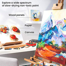 Load image into Gallery viewer, Arteza Oil Paint, Set of 24 Colors/Tubes (12ml/0.4oz) with Storage Box, Rich Pigments, Vibrant, Non Toxic Paints for The Professional Artist, Hobby Painters &amp; Kids, Art Supplies for Canvas Painting

