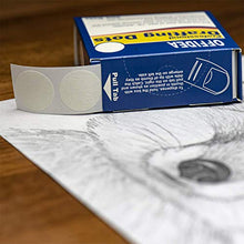 Load image into Gallery viewer, Offidea Professional Drafting Dots 500 pcs - Low Tack Pre-Cut Blank Tape - Easy to Use, for Drawing, Blueprint, Artist, Architect
