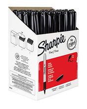 Load image into Gallery viewer, Sharpie Permanent Markers, Fine Point, Black, 36 Count
